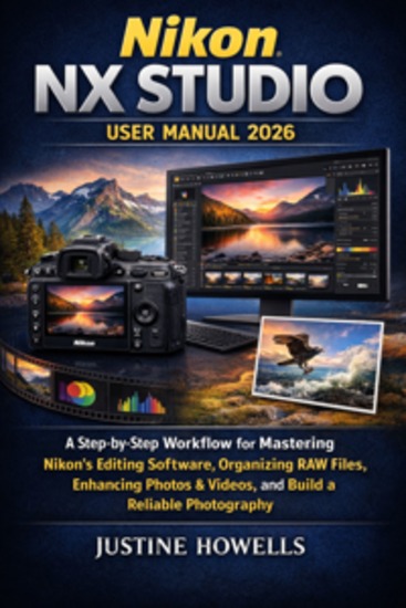 Nikon NX studio User Manual 2026 - A Step-by-Step Workflow for Mastering Nikon’s Editing Software Organizing RAW Files Enhancing Photos & Videos and Build a Reliable Photography - cover