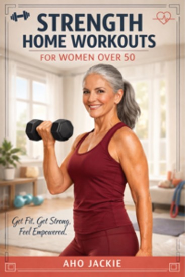 Strength Home Workouts For Women Over 50 - The Ultimate Guide to Sculpting Lean Muscle Improving Balance and Boosting Confidence for a Stronger More Independent Future - cover