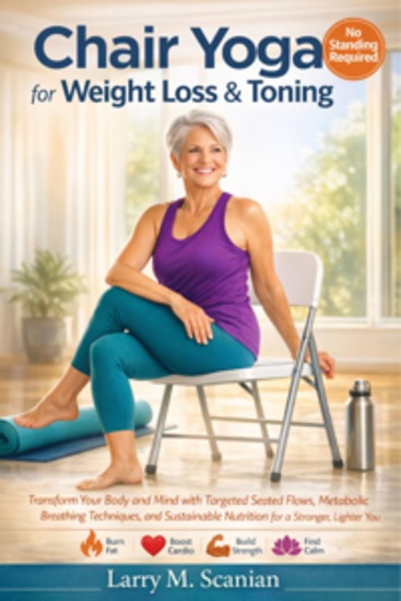 Chair Yoga for Weight Loss & Toning - Transform Your Body and Mind with Targeted Seated Flows Metabolic Breathing Techniques and Sustainable Nutrition for a Stronger Lighter You - cover