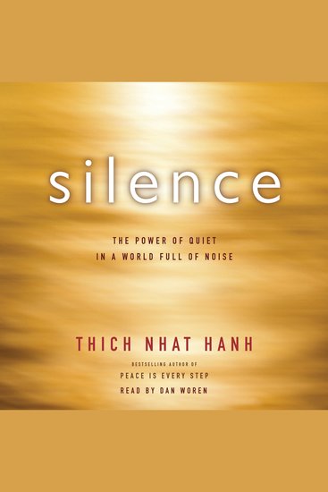 Silence - The Power of Quiet in a World Full of Noise - cover