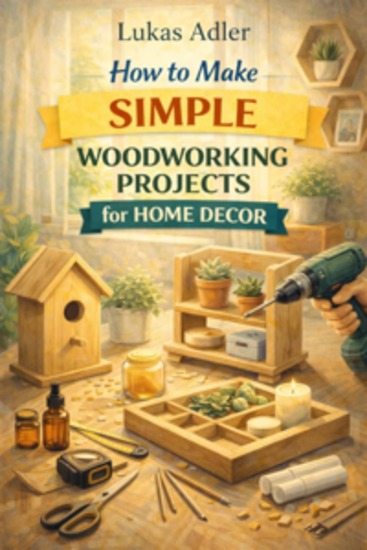 How to make simple woodworking projects for home decor - cover