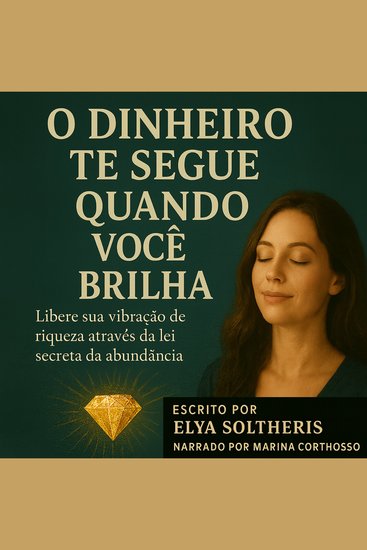O DINHEIRO TE SEGUE QUANDO VOCÊ BRILHA - Libere sua vibração de riqueza através da lei secreta da abundância - cover