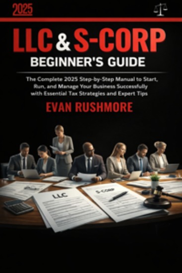 LLC & S-Corp BEGINNER'S GUIDE - The Complete 2025 Step-by-Step Manual to Start Run and Manage Your Business Successfully with Essential Tax Strategies and Expert Tips - cover
