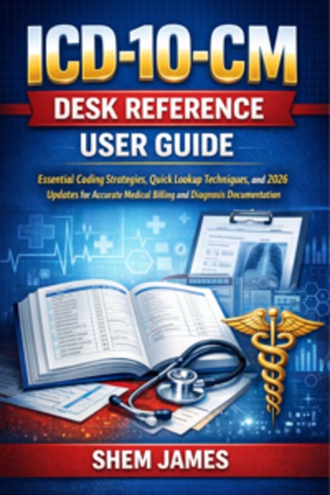 Icd-10-Cm Desk Reference User Guide - "Essential Coding Strategies Quick Lookup Techniques and 2026 Updates for Accurate Medical Billing and Diagnosis Documentation" - cover