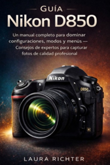 Guía Nikon D850 - Un manual completo para dominar configuraciones modos y menús – Consejos de expertos para capturar fotos de calidad profesional - cover
