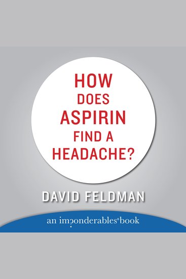 How does aspirin find a headache - cover