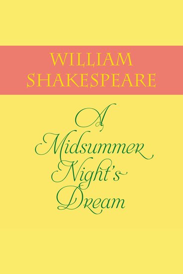 A Midsummer Night's Dream - cover