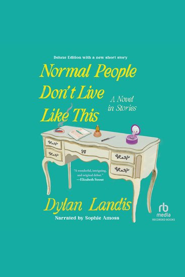 Normal People Don't Live Like This - cover