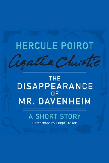 The Disappearance of Mr Davenheim - A Hercule Poirot Short Story - cover