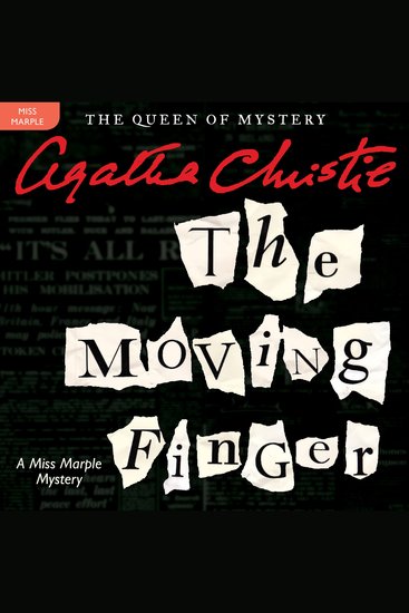 The Moving Finger - A Miss Marple Mystery - cover