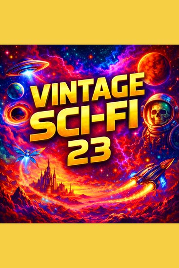 Vintage Sci-Fi 23 - 21 Classic Science Fiction Short Stories from Arthur C Clarke Mary Shelley Nelson S Bond Edward Page MitchellFritz Leiber Robert E Howard and more - Adventures Mysteries and Imagination Beyond the Stars - cover