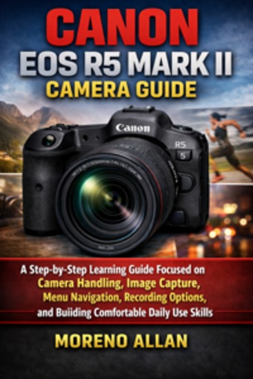 Canon EOS R5 Mark II Camera Guide - A Step-By-Step Learning Guide Focused On Camera Handling Image Capture Menu Navigation Recording Options And Building Comfortable Daily Use Skills - cover