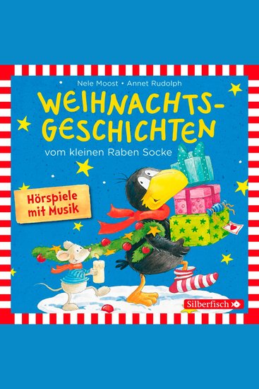 Weihnachtsgeschichten vom kleinen Raben Socke: Alles Advent! Alles glitzert! Alles in Eile! Alles weg! (Der kleine Rabe Socke) - cover
