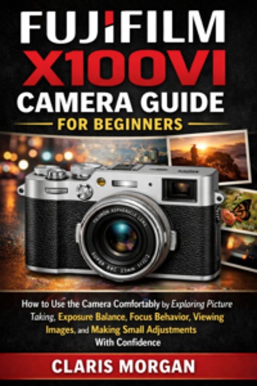 Fujifilm X100VI Camera Guide For Beginners - How To Use The Camera Comfortably By Exploring Picture Taking Exposure Balance Focus Behavior Viewing Images And Making Small Adjustments With Confidence - cover
