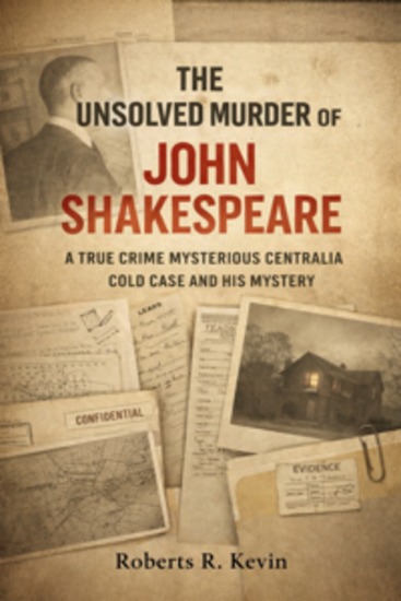 The Unsolved Murder Of John Shakespeare - A True Crime Mysterious Centralia Cold Case And His Mystery - cover