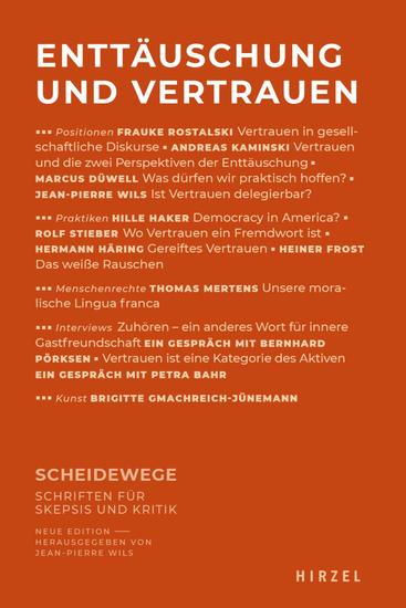 Enttäuschung und Vertrauen - cover