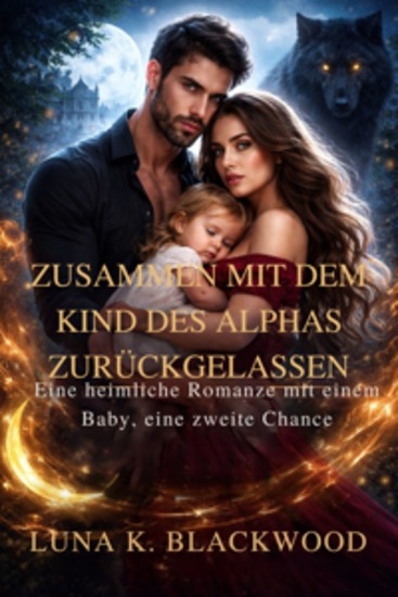Zusammen mit dem Kind des Alphas zurückgelassen - Eine heimliche Romanze mit einem Baby eine zweite Chance - cover