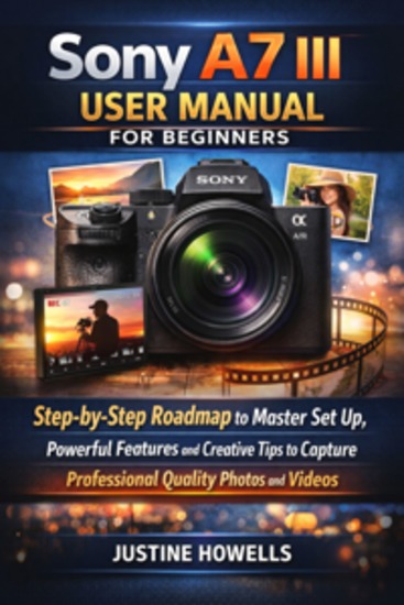 Sony A7 III User Manual For Beginners - Step-by-Step Roadmap to Master Set Up Powerful Features and Creative Tips to Capture Professional Quality Photos and Videos - cover