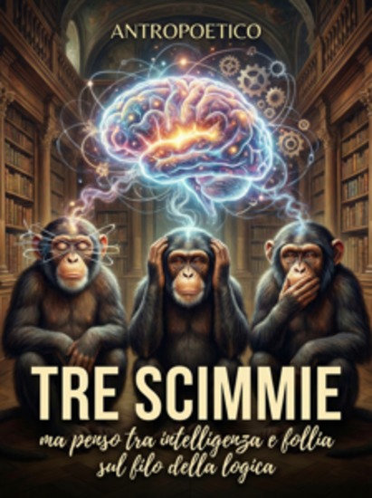 Tre scimmie - Ottanta poesie senza filtro per chi non ha paura di guardare in faccia la verità - cover