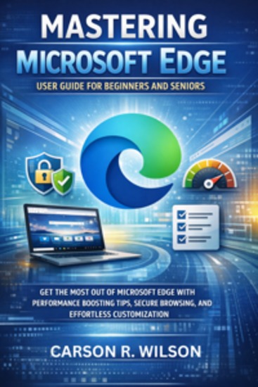 Mastering Microsoft Edge User Guide For Beginners And Seniors - Get The Most Out Of Microsoft Edge With Performance Boosting Tips Secure Browsing And Effortless Customization - cover