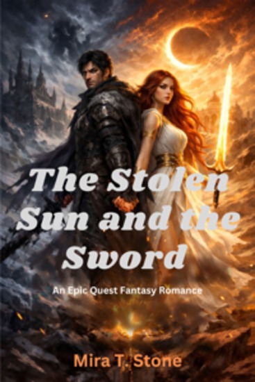 The Stolen Sun and the Sword - An Epic Quest Fantasy Romance - cover