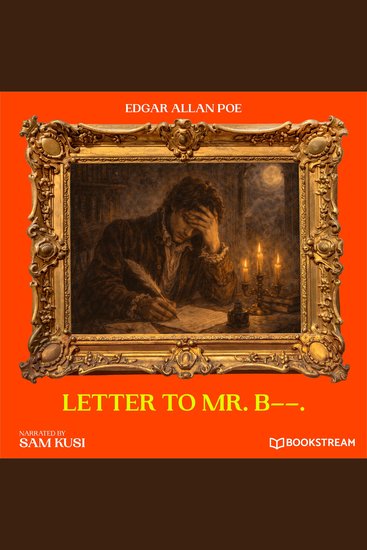 Letter to Mr B-- - cover