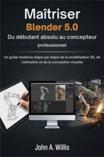 MAÎTRISER BLENDER 50: Du débutant absolu au concepteur professionnel - Un guide moderne étape par étape de la modélisation 3D de l'animation et de la conception visuelle - cover