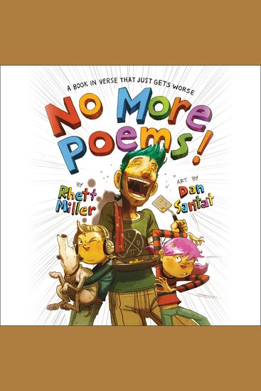 No More Poems! - A Book in Verse That Just Gets Worse - cover