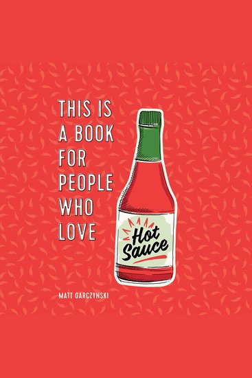 This Is a Book for People Who Love Hot Sauce - cover