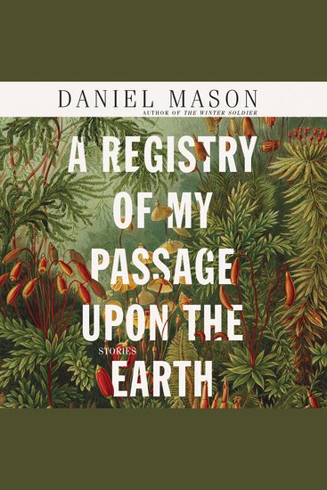A Registry of My Passage upon the Earth - Stories - cover