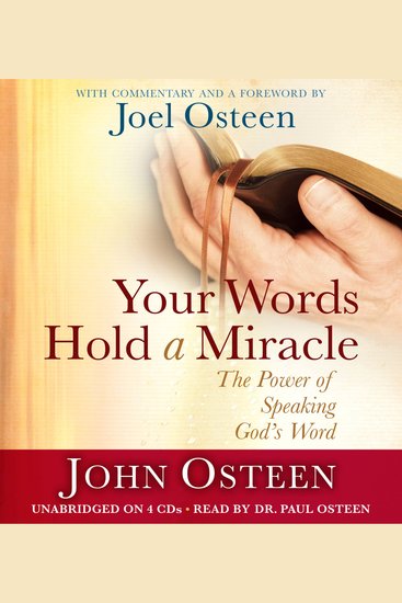 Your Words Hold a Miracle - The Power of Speaking God's Word - cover