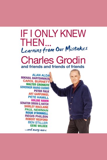 If I Only Knew Then - Learning from Our Mistakes - cover
