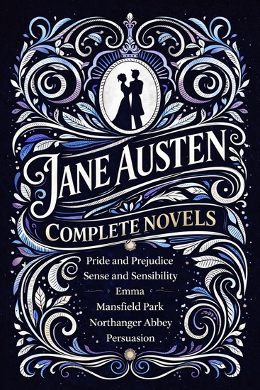 The Complete Novels of Jane Austen (Ribbon Classics) - All Major Works of Regency Era Romance and Social Satire - cover