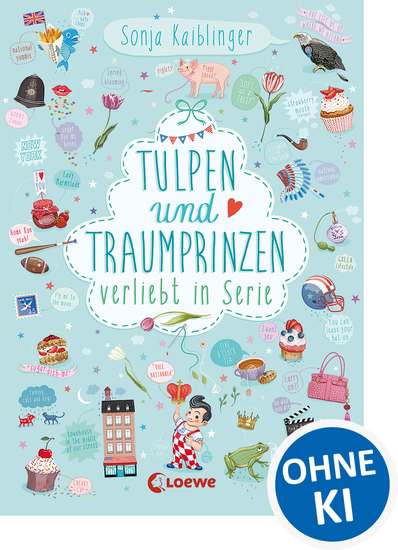 Verliebt in Serie (Band 3) - Tulpen und Traumprinzen - Folge 3 der Kinderbuch-Trilogie für Mädchen und Jungen ab 11 Jahre - cover