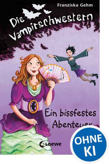 Die Vampirschwestern (Band 2) – Ein bissfestes Abenteuer - Lustiges Fantasybuch für alle Vampirfans ab 10 Jahren - Der Kinderbuch-Klassiker über Freundschaft die erste Liebe und jede Menge Abenteuer - cover