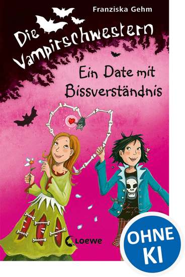 Die Vampirschwestern (Band 10) - Ein Date mit Bissverständnis - Lustiges Fantasybuch für alle Vampirfans ab 10 Jahren - Der Kinderbuch-Klassiker über Freundschaft die erste Liebe und jede Menge Abenteuer - cover