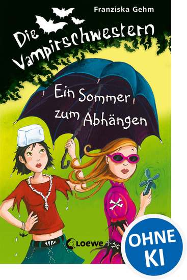 Die Vampirschwestern (Band 9) – Ein Sommer zum Abhängen - Lustiges Fantasybuch für alle Vampirfans ab 10 Jahren - Der Kinderbuch-Klassiker über Freundschaft die erste Liebe und jede Menge Abenteuer - cover
