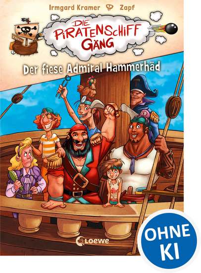 Die Piratenschiffgäng (Band 1) - Der fiese Admiral Hammerhäd - cover
