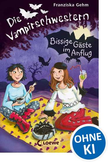 Die Vampirschwestern (Band 6) – Bissige Gäste im Anflug - Lustiges Fantasybuch für alle Vampirfans ab 10 Jahren - Der Kinderbuch-Klassiker über Freundschaft die erste Liebe und jede Menge Abenteuer - cover