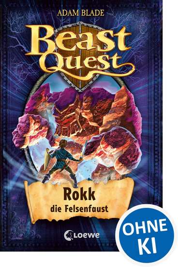 Beast Quest (Band 27) - Rokk die Felsenfaust - Mitreißendes Abenteuerbuch für Kinder ab 8 Jahre - cover