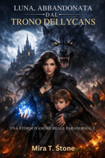 Luna abbandonata dal trono dei Lycans - Una storia d'amore reale paranormale - cover