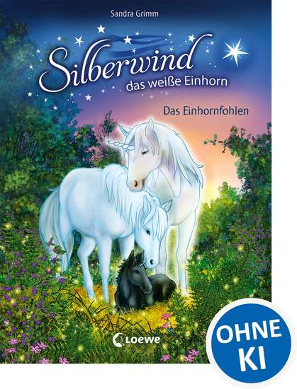 Silberwind das weiße Einhorn (Band 7) - Das Einhornfohlen - Pferdebuch zum Vorlesen und ersten Selberlesen - Kinderbuch für Erstleser ab 7 Jahre - cover