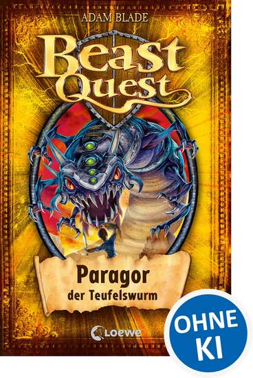 Beast Quest (Band 29) - Paragor der Teufelswurm - Fantastisches Abenteuerbuch für Kinder ab 8 Jahre - cover