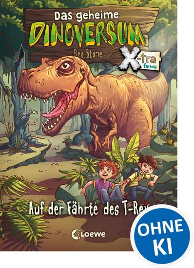 Das geheime Dinoversum Xtra (Band 1) - Auf der Fährte des T-Rex - Kinderbuch über Dinosaurier für Jungen und Mädchen ab 6 Jahre - cover