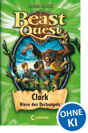 Beast Quest (Band 8) - Clark Riese des Dschungels - cover
