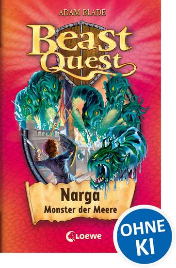 Beast Quest (Band 15) - Narga Monster der Meere - Spannendes Kinderbuch ab 8 Jahre für Abenteuerfans - cover