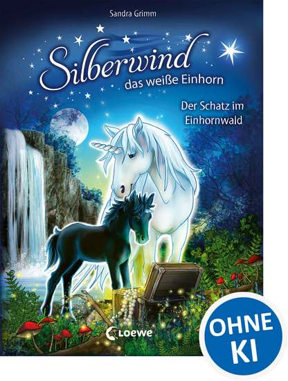 Silberwind das weiße Einhorn (Band 8) - Der Schatz im Einhornwald - für Mädchen ab 7 Jahre - cover