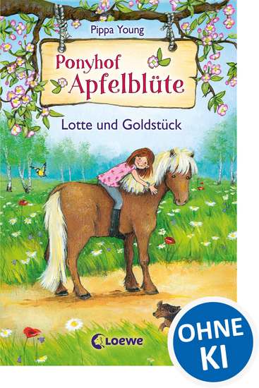 Ponyhof Apfelblüte (Band 3) - Lotte und Goldstück - cover