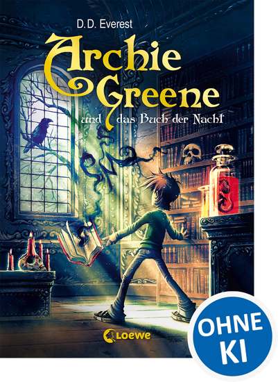 Archie Greene und das Buch der Nacht (Band 3) - Fantasy-Kinderbuch für Kinder ab 11 Jahre - cover