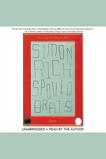 Spoiled Brats - Stories - cover